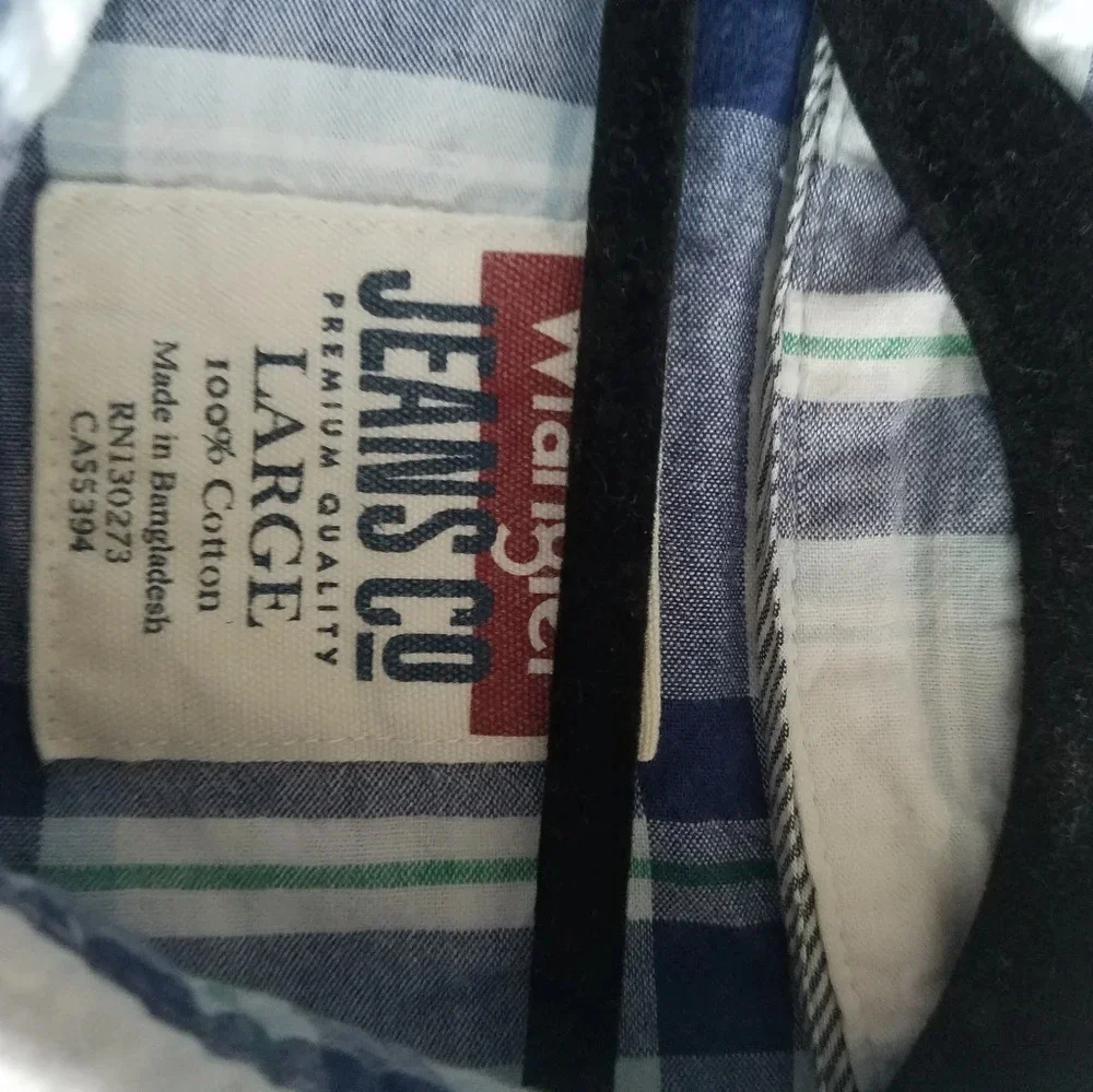 Wrangler cotton mens shirts Size L